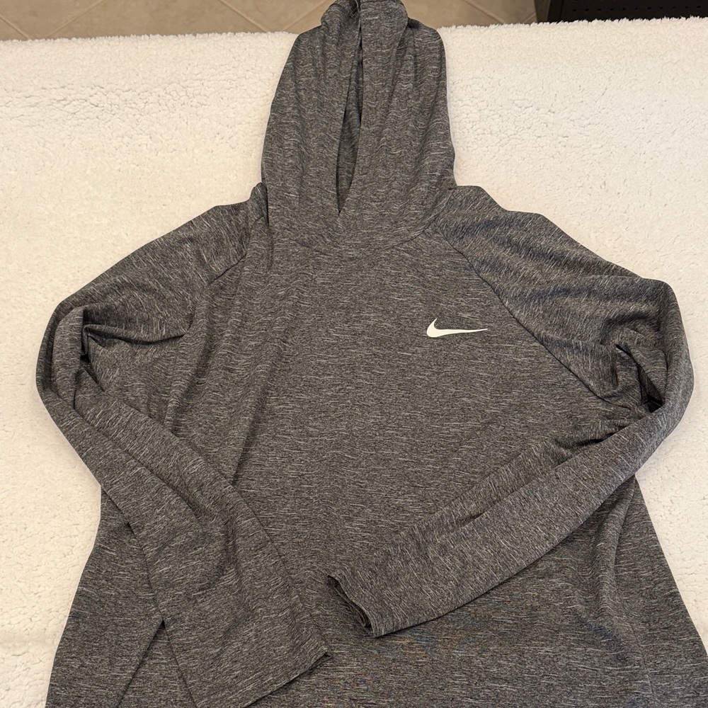 Nike Swim Heather Gray Pullover